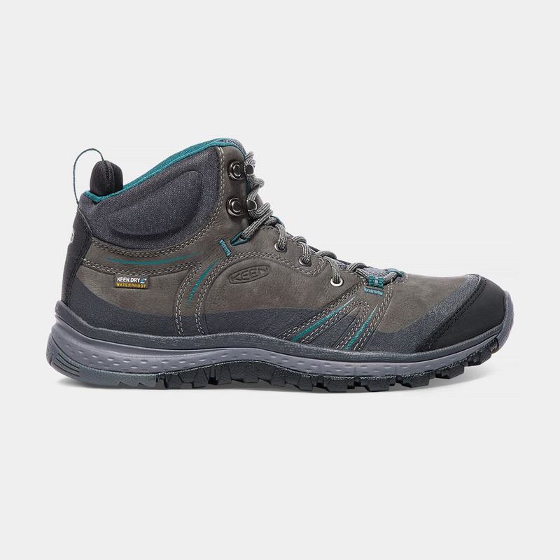 Keen Terradora Deri Waterproof Mid - Kadın Trekking Bot - Koyu Gri - Türkiye (098543TNO)